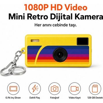 Ayers G6 Premium Thumb Mini Retro Dijital Fotoğraf Makinesi