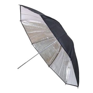 Ayex 40 inç 101 cm Siyah Gümüş Stüdyo Reflektör Şemsiyesi