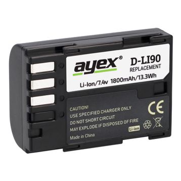 Ayex Pentax K7 K5 K5 II K5 IIS K3 K01 645D Uyumlu D-Li90 Batarya