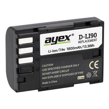 Ayex Pentax K7 K5 K5 II K5 IIS K3 K01 645D Uyumlu D-Li90 Batarya