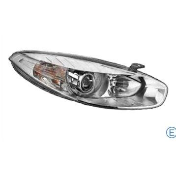 Ayfar 202297 Renault Fluence 13- Mercekli Krom Çerçeveli Sol Far