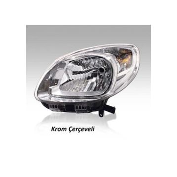 Ayfar 202312 Renault Kango 13- Motorlu Krom Çerçeveli Sağ Far