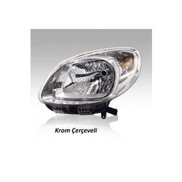 Ayfar Renault Kangoo 13 Manuel Krom Çerçeveli Komple Sol Far