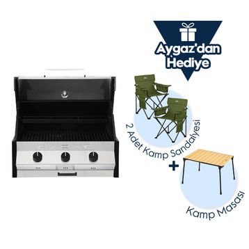 Aygaz Cadac Meridian 3B Ankastre Gazlı Barbekü