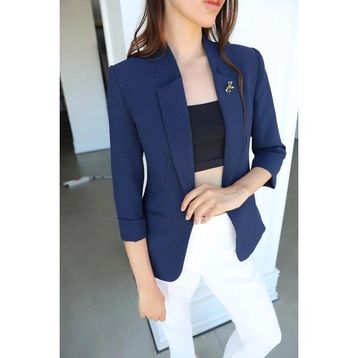 Ayhan 90179 Lacivert Kadın Ceket