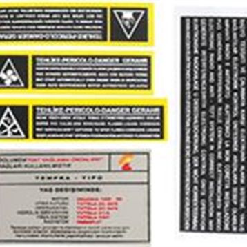 Ayhan A6013 Tipo Takım X Motor Etiketi