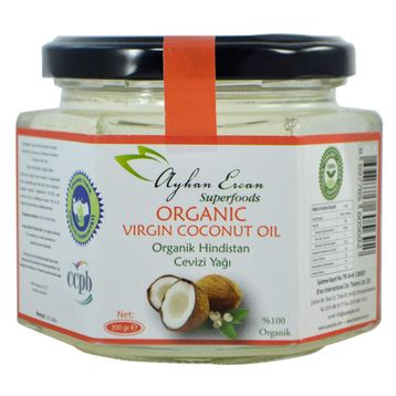 Ayhan Ercan 300 gr Organik Katı Hindistan Cevizi Yağı
