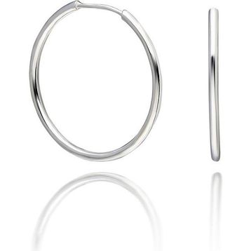 Aykat KUPE-201 Halka 20 mm 925 Ayar Kadın Gümüş Küpe