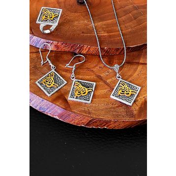 Aykat SET-270 Kadın Gümüş Takı Seti