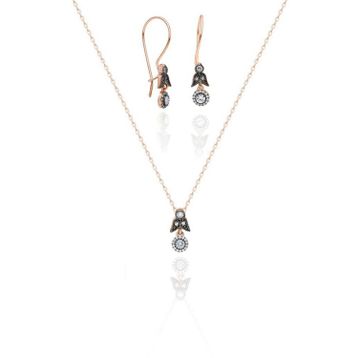 Aykat SET-380 Kadın Gümüş Takı Seti
