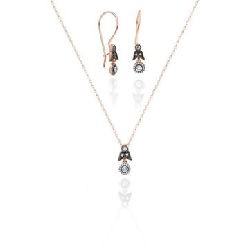Aykat SET-380 Kadın Gümüş Takı Seti