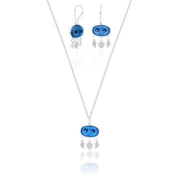 Aykat SET-434 Kadın Gümüş Takı Seti