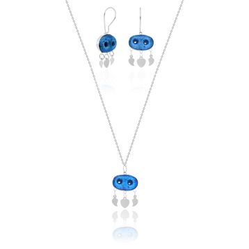Aykat SET-434 Kadın Gümüş Takı Seti