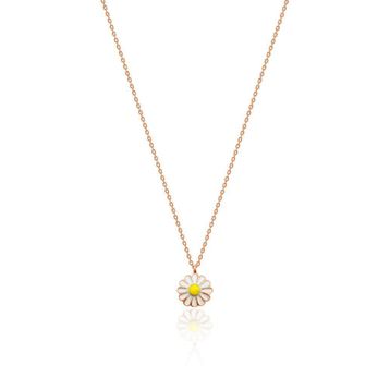 Aykat UC-441 Küçük Boy Papatya Kolye Rose Gümüş Kolye