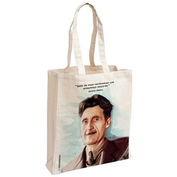 Aylak Adam Hobi 8681980581707 George Orwell Kadın Günlük Bez Çanta