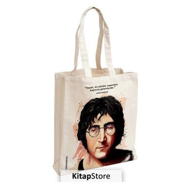 Aylak Adam Hobi 8681980581714 John Lennon Kadın Günlük Bez Çanta