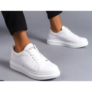 Aymood SLW151 Boost Bağcıklı Cilt BT Beyaz Erkek Günlük Ayakkabı