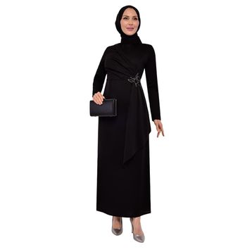 Ayşe Melek 2580 Siyah Abiye Kadın Elbise