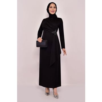 Ayşe Melek 2580 Siyah Abiye Kadın Elbise