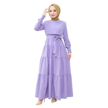 Ayşe Melek 2610 Lila Abiye Kadın Elbise