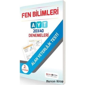 AYT 2. Oturum Fen Bilimleri 20x40 Denemeleri - kollektif