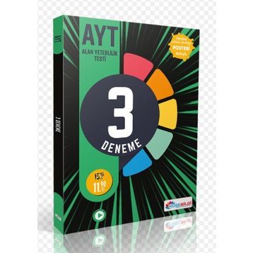 AYT 3 Deneme-KöşeBilgi Yayınları