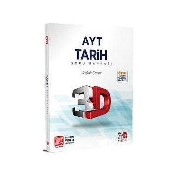 AYT 3D Tarih Tamamı Video Çözümlü Soru Bankası Çözüm Yayınları