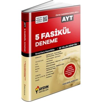 AYT 5 Fasikül Deneme Aydın Yayınları