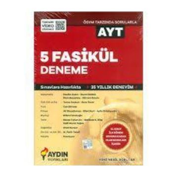 AYT 5 Fasikül Deneme Aydın Yayınları