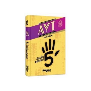 AYT 5 Özgün Deneme Ankara Yayıncılık