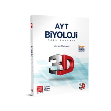 AYT Biyoloji 3d Soru Bankası 3d Yayınları