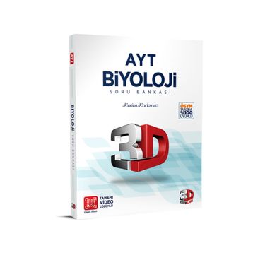 AYT Biyoloji 3d Soru Bankası 3d Yayınları