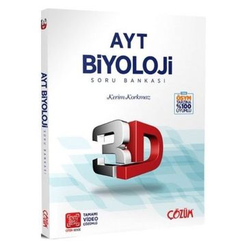 AYT Biyoloji 3d Soru Bankası 3d Yayınları