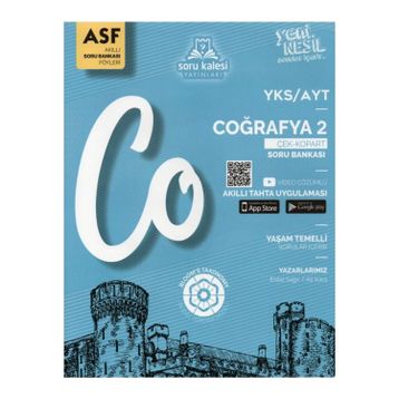Ayt Coğrafya 2 Çek Kopart Akıllı Soru Bankası Föyü Asf-Soru Kalesi Yayınları
