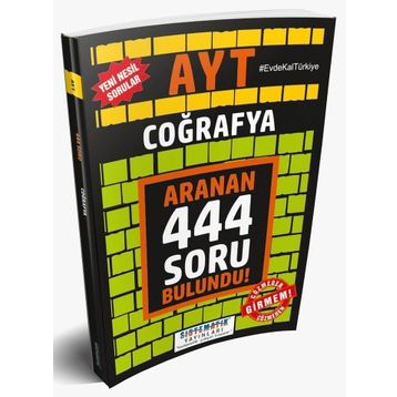 AYT Coğrafya Aranan 444 Soru-Sistematik Yayınları