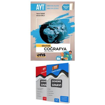 AYT Coğrafya Destek Soru Bankası Ens Yayıncılık