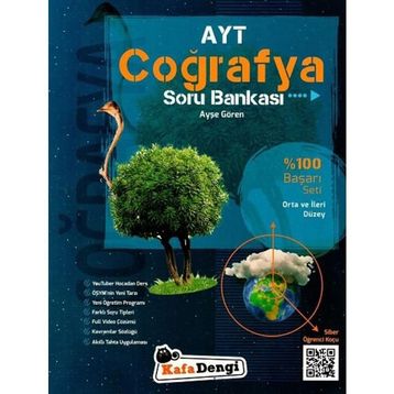 AYT Coğrafya Orta ve İleri Düzey Soru Bankası Kafa Dengi Yayınları
