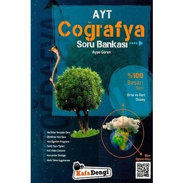 AYT Coğrafya Orta ve İleri Düzey Soru Bankası Kafa Dengi Yayınları
