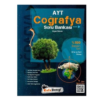 AYT Coğrafya Orta ve İleri Düzey Soru Bankası Kafa Dengi Yayınları