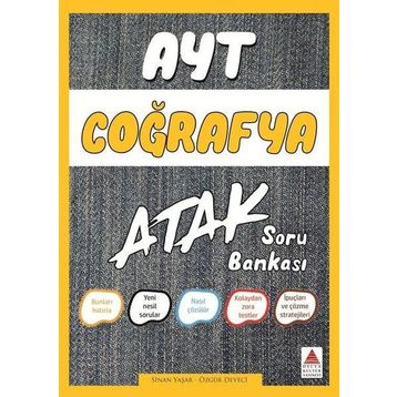 AYT Coğrafya Soru Bankası Atak Delta Kültür-Eğitim