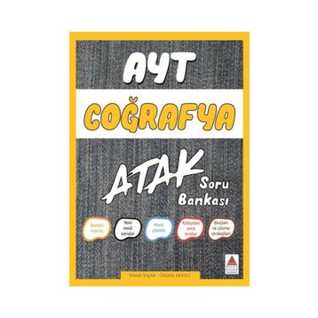 AYT Coğrafya Soru Bankası Atak Delta Kültür-Eğitim