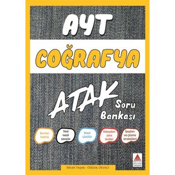 AYT Coğrafya Soru Bankası Atak Delta Kültür-Eğitim