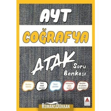AYT Coğrafya Soru Bankası Atak Delta Kültür-Eğitim