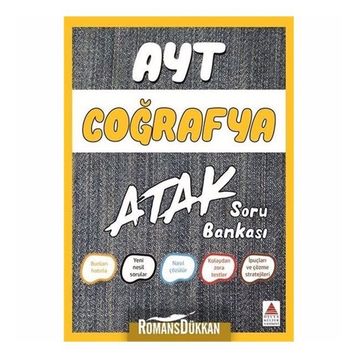 AYT Coğrafya Soru Bankası Atak Delta Kültür-Eğitim
