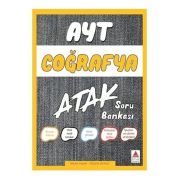 AYT Coğrafya Soru Bankası Atak Delta Kültür-Eğitim