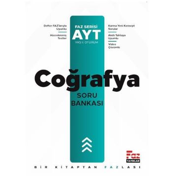 AYT Coğrafya Soru Bankası - Faz Yayınları