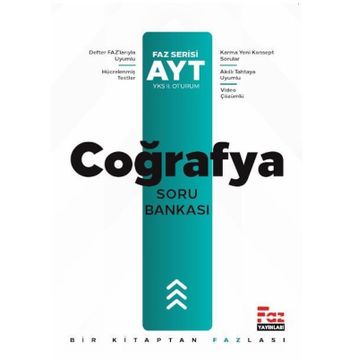 AYT Coğrafya Soru Bankası - Faz Yayınları
