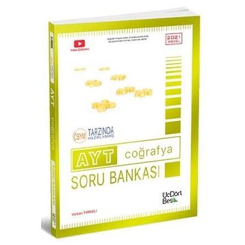 AYT Coğrafya Soru Bankası-ÜçDörtBeş Yayınları