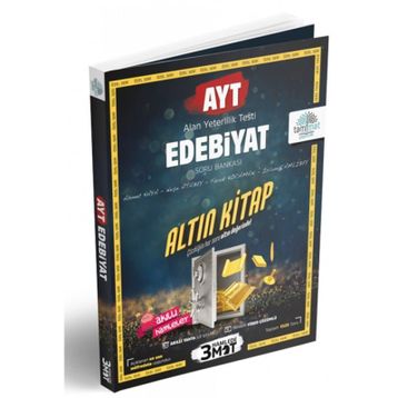 AYT Edebiyat Altın Kitap Tamamı Video Çözümlü Soru Bankası Kollektif Tammat Yayınları