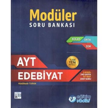 AYT Edebiyat Soru Bankası - Eğitim Vadisi Yayınları